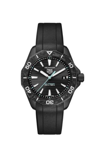 TAG Heuer Aquaracer Professional 200 Solargraph 40 DLC - Carbon / Black